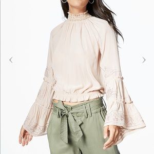 Ramy brook blush pink blouse